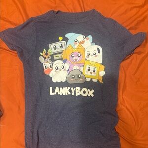 Kids Lankybox Graphic T-Shirt - Blue